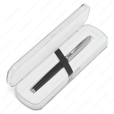 Scrikss 800K Roller Kalem Kristal Kutulu Yarı Krom Siyah