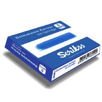 Scrikss Dolma Kalem Mürekkep Kartuşu 6'Lı Mavi