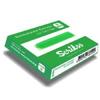 Scrikss Dolma Kalem Mürekkep Kartuşu 6'Lı Yeşil