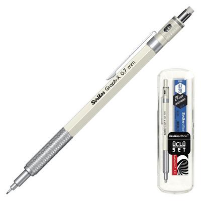 Scrikss Graph-X Versatil Kalem Üçlü Set 0,7Mm Beyaz