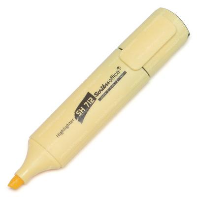Scrikss Office Sh712 Fosforlu Kalem Pastel Sarı