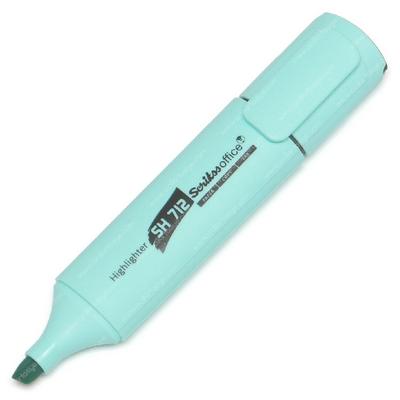 Scrikss Office Sh712 Fosforlu Kalem Pastel Turkuaz
