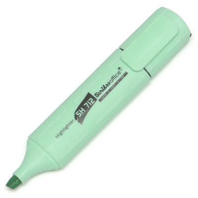 Scrikss Office Sh712 Fosforlu Kalem Pastel Yeşil