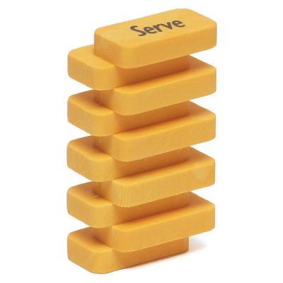 Serve Steps Silgi Pastel Sarı