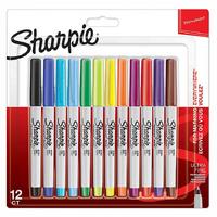 Sharpie Permanent Marker Ultra Fine 12 Renk
