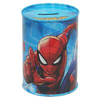 Spiderman Metal Kumbara Açık Mavi