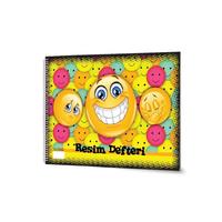Spiralli Resim Defteri 17X24cm 15 Yaprak Küçük Boy