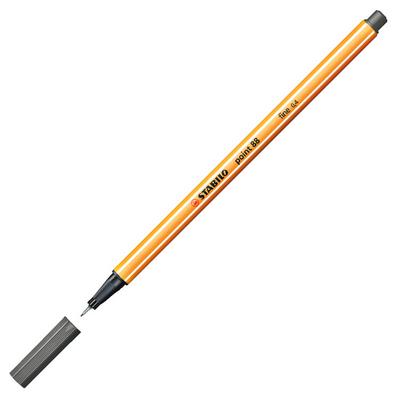 Stabilo Point 88/96 Keçeli Kalem Koyu Gri