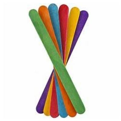 Südor Ahşap Çubuk Küçük 50'Li Paket Renkli