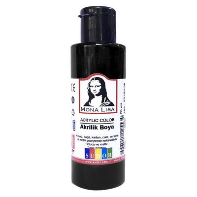 Mona Lisa Akrilik Boya 70Ml Siyah