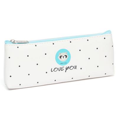 Taros 3334 Dot Poınt Love You Kalem Çantası Beyaz