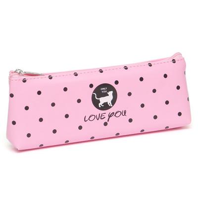 Taros 3334 Dot Poınt Love You Kalem Çantası Pembe