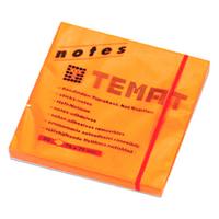 Temat Yapışkanlı Not Kağıdı 75X75mm 80'Li Neon Turuncu