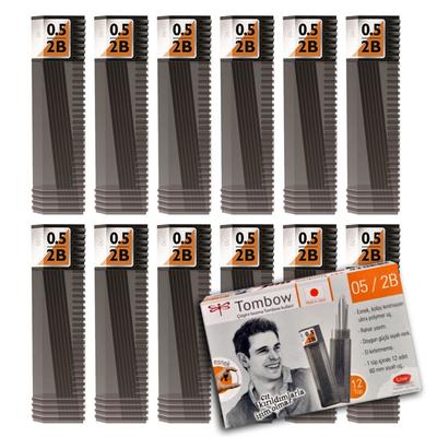 Tombow Versatil Kalem Ucu Min 0,5Mm 2B 12'Li Paket