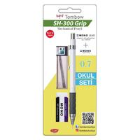 Tombow Sh-300 Grip Versatil Basmalı Kalem Set 0,7 Beyaz