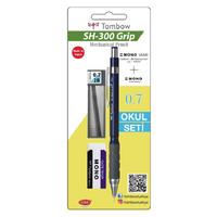 Tombow Sh-300 Grip Versatil Basmalı Kalem Set 0,7 Lacivert
