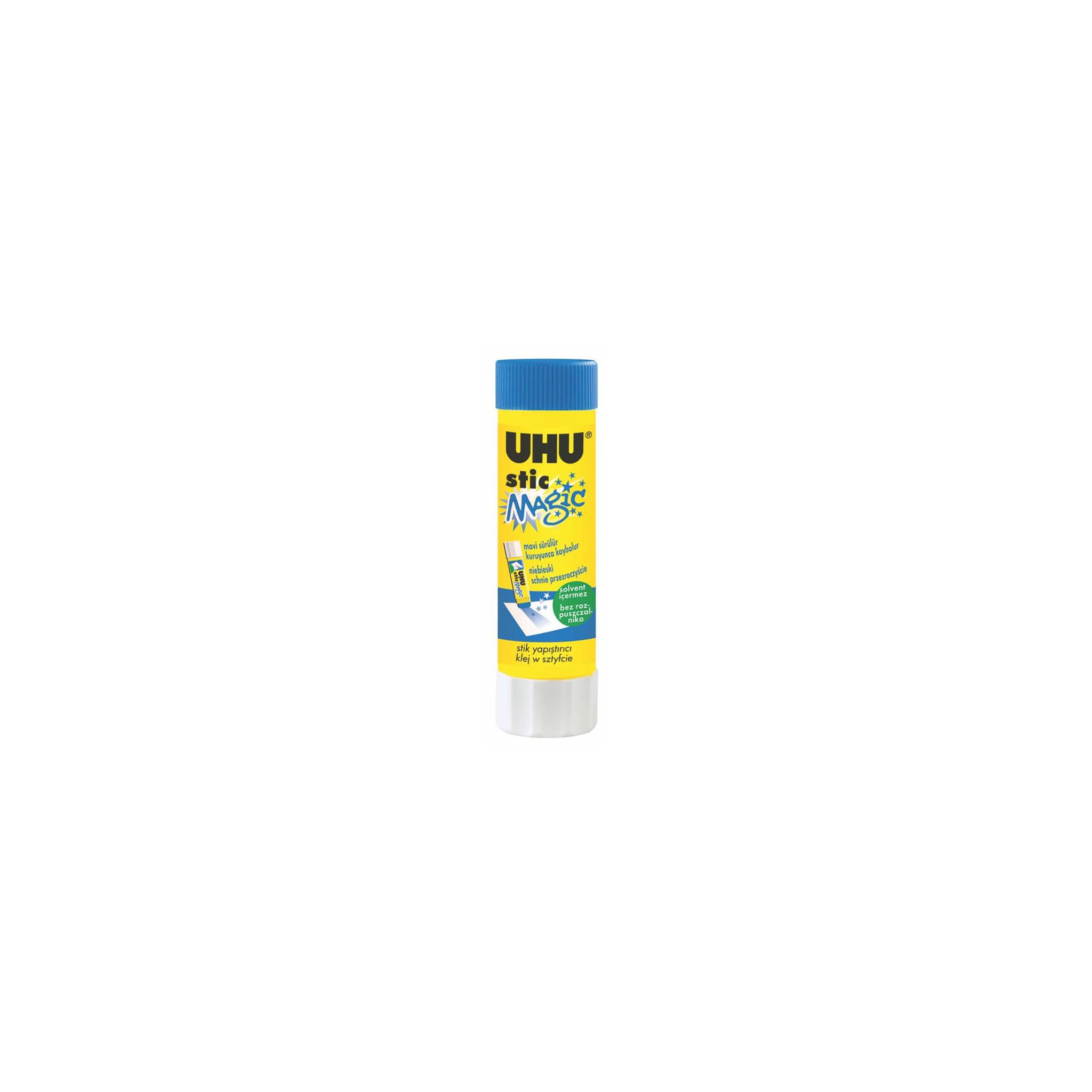 UHU Stic Magic, Confezione Da 6 Stick Di Colla Trasparente Da 8,2 G – Colla Stick Blu Che Diventa Invisibile – Senza Solventi - 5