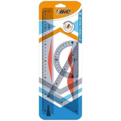 Bic Kırılmaz Esnek Cetvel Seti 3'Lü
