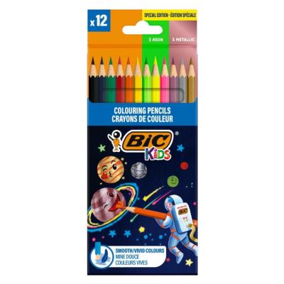 Bic Kids Cosmo Smooth/Vivid Kuru Boya Kalemi 12'Li Special Edition