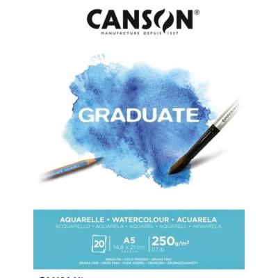 Canson Graduate Sulu Boya Defteri 250Gr A5 20 Yaprak