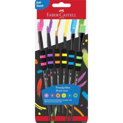 Faber-Castell Soft Touch Fırça Seti 6'Lı