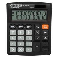 Citizen Sdc-812Nr Hesap Makinesi Siyah