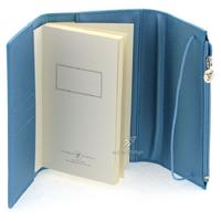 Victoria's Journals Zipco Flap Soft Cover Defter 9,6X16,6 Çizgili Açık Mavi