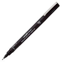 Uniball Pin Cs1-200 Fine Line Chisel Kesik Uçlu Çizim Kalemi Siyah 1Mm
