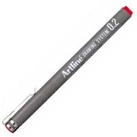 Artline Drawing System Çizim Kalemi Kırmızı 0,2Mm