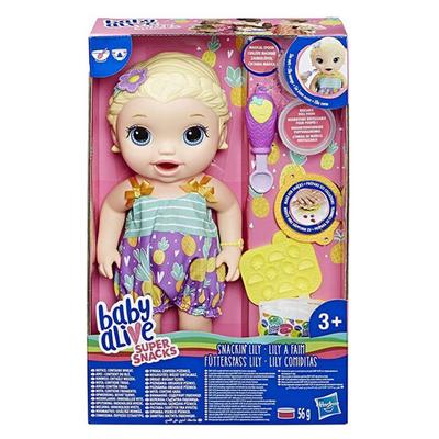 Hasbro 5841E Baby Alive Super Snacks Lily İle Mama Eğlencesi