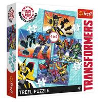 Trefl 34287 Puzzle Yapboz Transformers 4'Lü