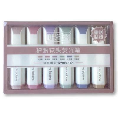 Maxx Wyh067-6A Mini Fosforlu Kalem Seti 6'Lı Set