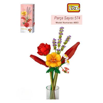 Loz 4603 Çiçek Puzzle 3 Boyutlu 574 Parça
