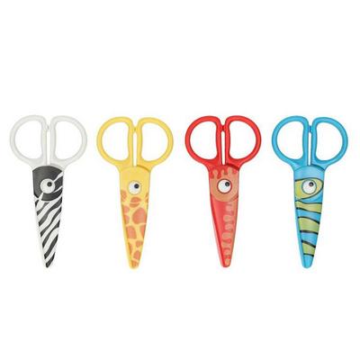 Keyroad Kids Pro Plastik Çocuk Makası Hayvan Desenli