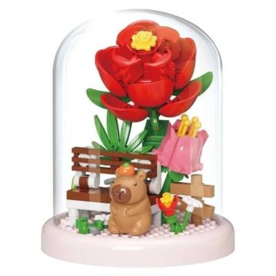 Panlos P2591 Flower Set 134 Parça Block Puzzle