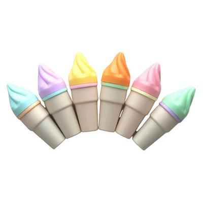 İbs Xyh-1708 Sweet Cone Fosforlu Kalem Set Dondurma 6'Lı