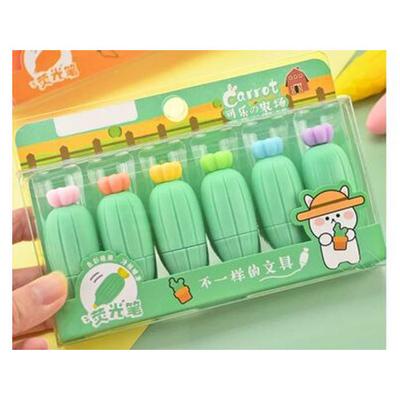 İbs Xc-016 Fosforlu Kalem Set Havuç 6'Lı