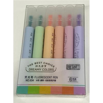 Maxx 934 Mini Fosforlu Kalem Seti 6'Lı Set