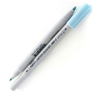 Marvy 1900-B Cartoon Designer Marker 41 Blue Grey