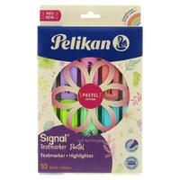 Pelikan Signal İşaretleme Kalemi Pastel 10 Renk Set