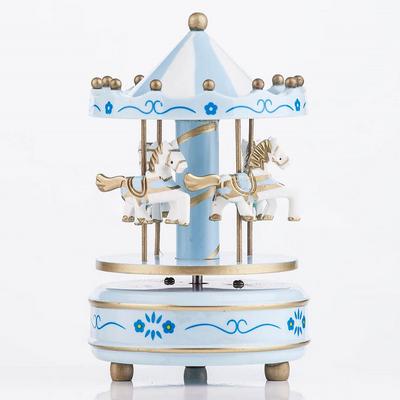 Kembs 8857 Kurmalı Müzikli Atlı Karınca Pastel Mavi