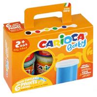 Carioca Baby Süper Yıkanabilir Bebek Parmak Boyası 6 Renk