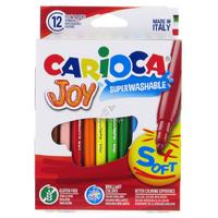 Carioca Joy Süper Yıkanabilir Soft Keçeli Boya Kalemi 12 Renk