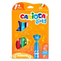 Carioca Baby Teddy Crayons Ayıcık Mum Boya 12 Renk