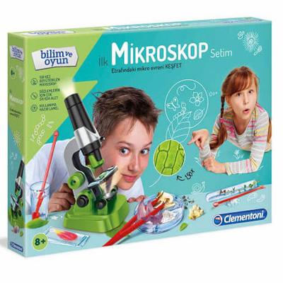 Clementoni Bilim & Oyun İlk Mikroskop Setim