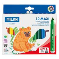 Milan Maxi Keçeli Boya Kalemi 12 Renk