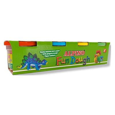 Alpino Fun Dough Yüksek Kaliteli Oyun Hamuru 4 Renk 400Gr