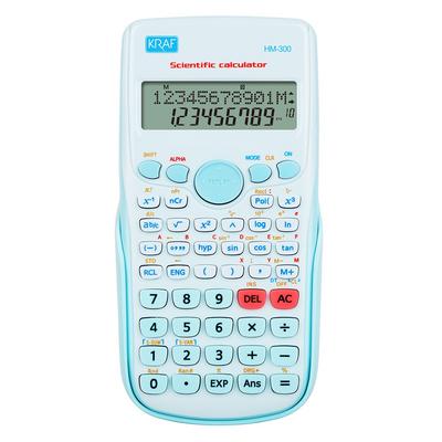 Kraf Hm-300 Bilimsel Fonksiyonlu Hesap Makinesi Mavi