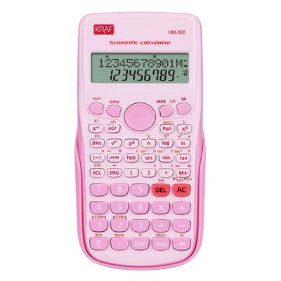 Kraf Hm-300 Bilimsel Fonksiyonlu Hesap Makinesi Pembe