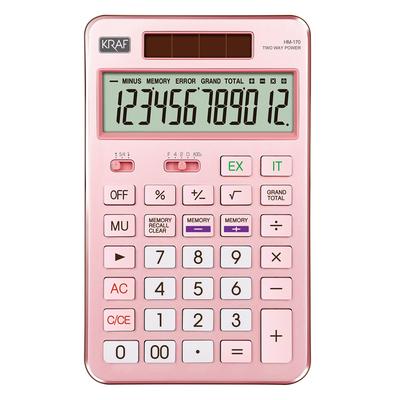 Kraf Hm-170 Hesap Makinesi Pembe